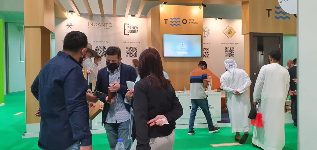 Предприниматели Тверской области участвуют в выставке Dubai WoodShow 2021