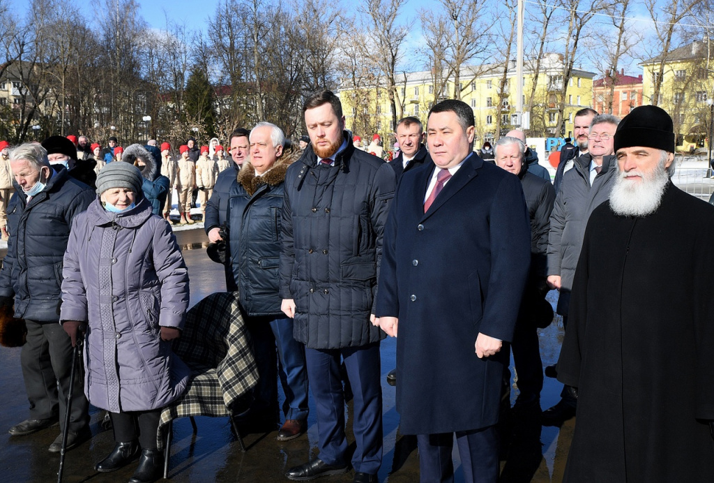 Во Ржеве состоялся митинг в честь 78-ой годовщины освобождения ржевской земли от оккупантов