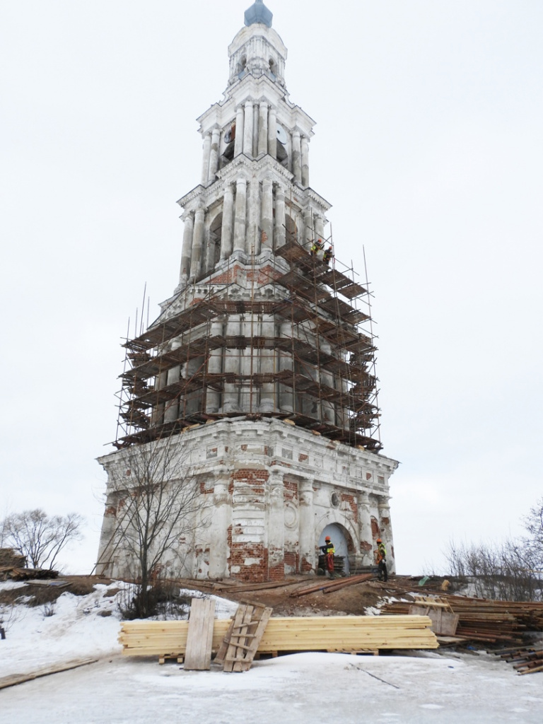 В Тверской области начали реставрацию колокольни Николаевского собора