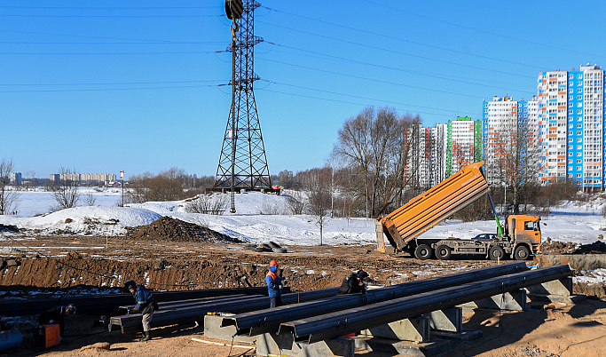 Игорь Руденя посетил площадку строительства Западного моста в Твери