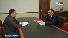 Губернатор Игорь Руденя встретился с главой Сандовского района 