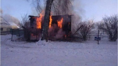 В Кашинском районе сгорел дом