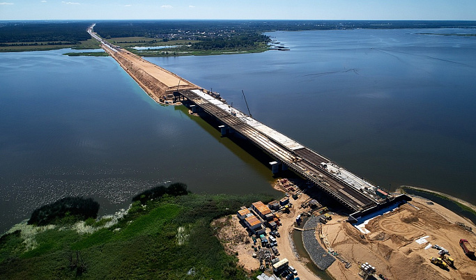 Мост через реку Шоша в Тверской области находится в высокой степени готовности