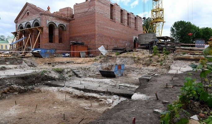 Опасные находки обнаружили у строящегося Спасо-Преображенского собора Твери