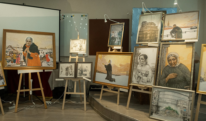 В Твери открылась выставка картин о блаженной Ксении Петербургской 