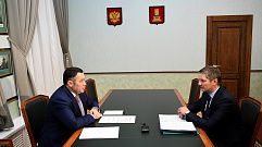 Игорь Руденя и Александр Меньщиков провели рабочую встречу