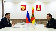 Губернатор Игорь Руденя встретился с главой Бологовского района Геннадием Ломакой
