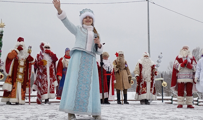 В Тверской области состоялся парад Дедов Морозов