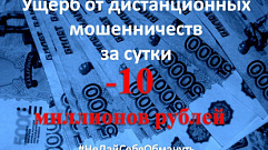 Около 10 миллионов рублей перевели мошенникам жители Тверской области за сутки