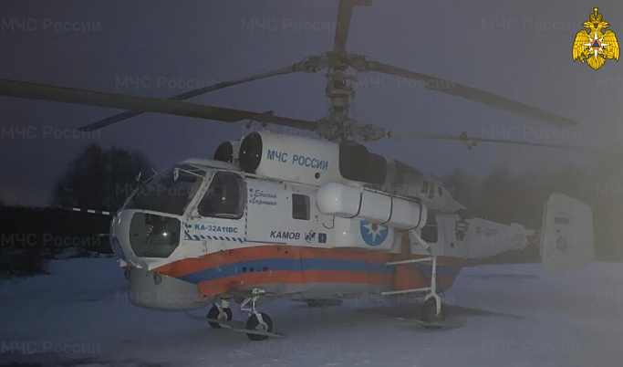 Экипаж санавиации экстренно доставил пациента из Кимрской ЦРБ в Тверь