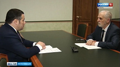 Рабочая встреча губернатора Игоря Рудени с главой муниципального образования Борисом Осиповым