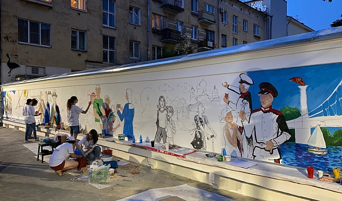 На Студенческом переулке в Твери появился новый стрит-арт