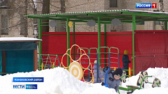 В детских садах Тверской области устанавливают современные теневые навесы