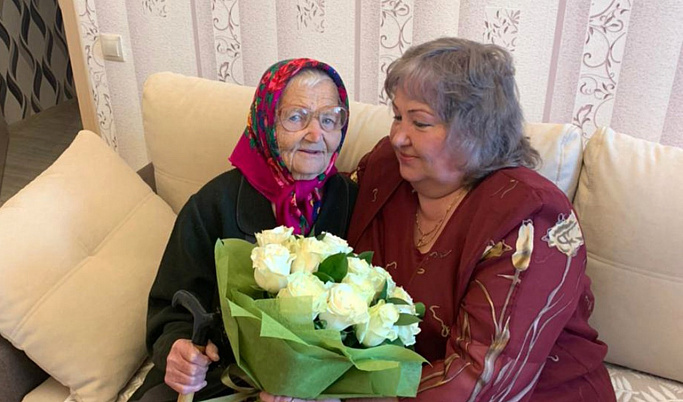 100-летие отметила ветеран войны Мария Белякова