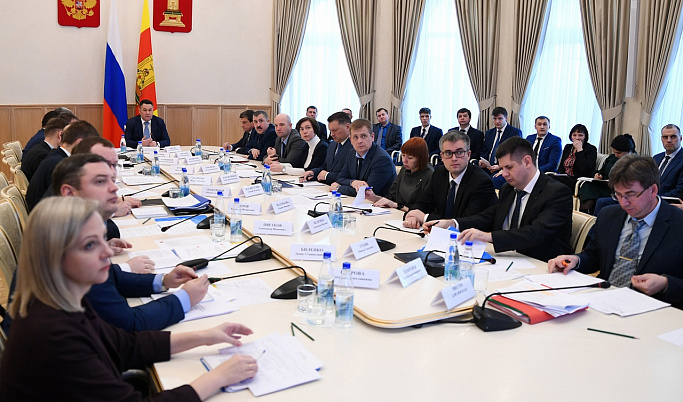 Игорь Руденя провел совещание с членами Правительства Тверской области