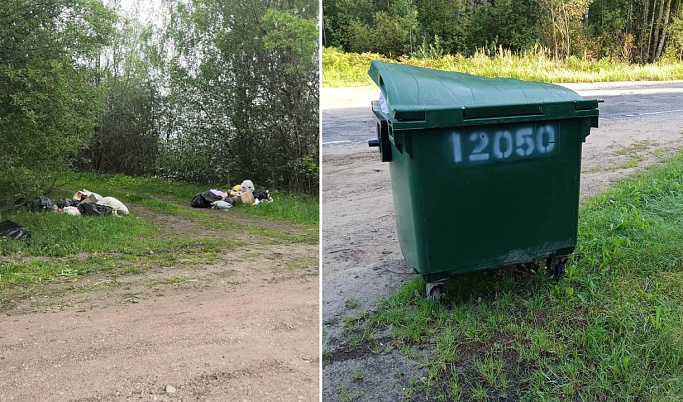 В деревнях Калязинского района исчезают мусорные контейнеры