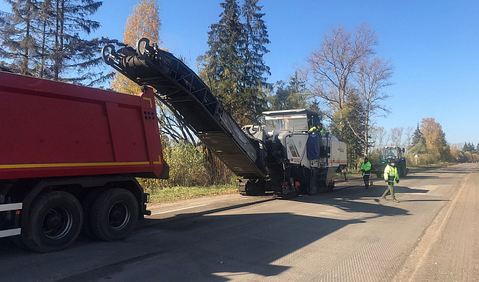 В Тверской области начался ремонт дороги второго класса Ржев-Сухуша
