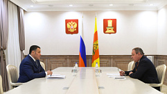 Игорь Руденя провел встречу с главой Нелидовского округа