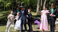 Волонтеры расчистила парк в Малинниках Старицкого округа, где останавливался Пушкин
