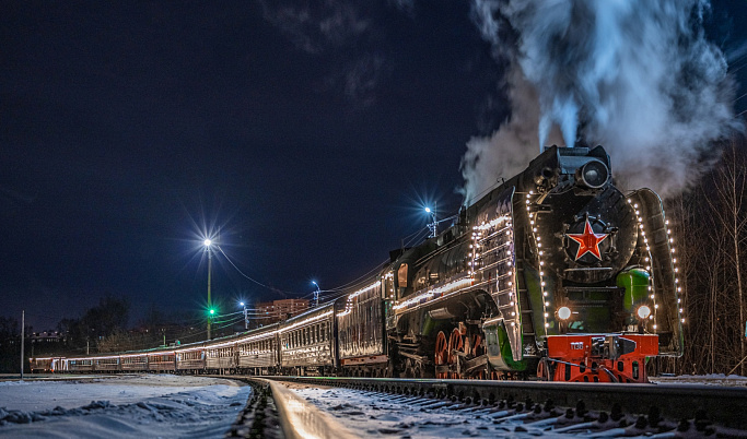 Поезд Деда Мороза приедет в Тверь 27 декабря