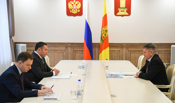 Губернатор Тверской области провел встречу с главой Удомельского городского округа