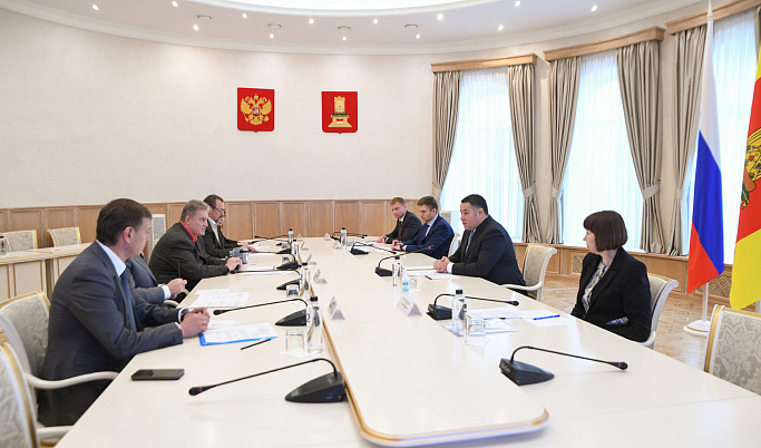 Игорь Руденя встретился с президентом корпорации «Боос лайтинг групп» и председателем ПАО «Промсвязьбанк»