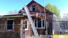 В Калязинском округе загорелся жилой дом