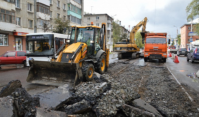 На улице Горького в Твери завершили ремонт одного участка дороги