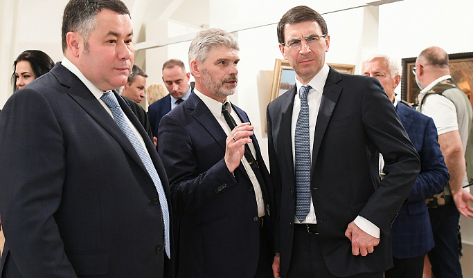 Игорь Щеголев и Игорь Руденя открыли выставку «Русский мир» в Твери