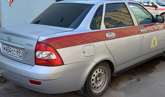 Пинавшего автомобиль вора задержали в Тверской области