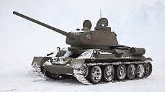 Танк Т-34 стал новым экспонатом музея под открытым небом в Твери