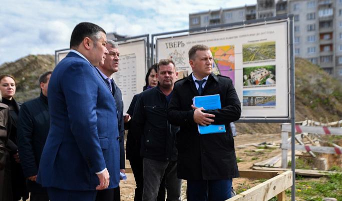 Игорь Руденя проконтролировал ход строительства детской областной клинической больницы