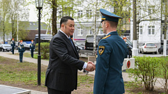 Игорь Руденя наградил лучших сотрудников МЧС и вручил новую технику подразделениям службы