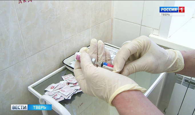 Четверть населения Тверской области уже привиты от гриппа