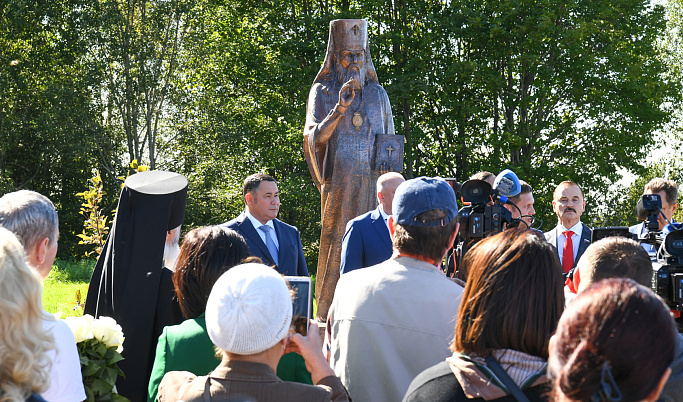 В Тверской области открыли памятник святителю Николаю Японскому