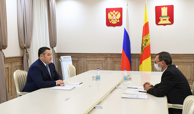 Игорь Руденя встретился с главой Оленинского муниципального округа