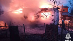 В городе Бологое рано утром сгорел дом