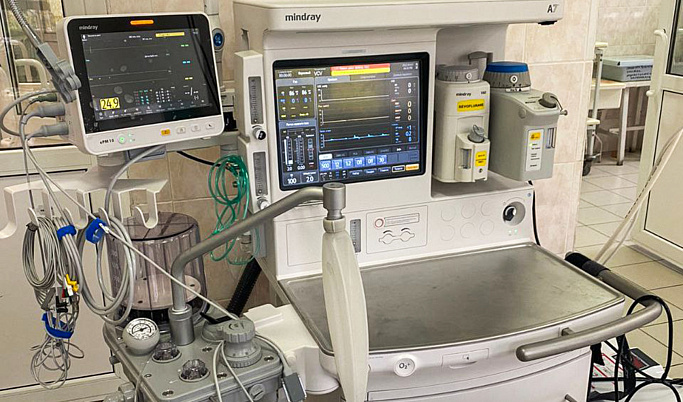 В клинической больнице скорой медицинской помощи в Твери появились семь новых наркозных аппаратов 