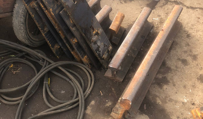 В Бологовском районе мужчина украл железнодорожные детали и сдал на металлолом