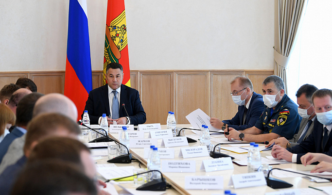 Игорь Руденя обсудил социально-экономические вопросы на совещании в Правительстве Тверской области