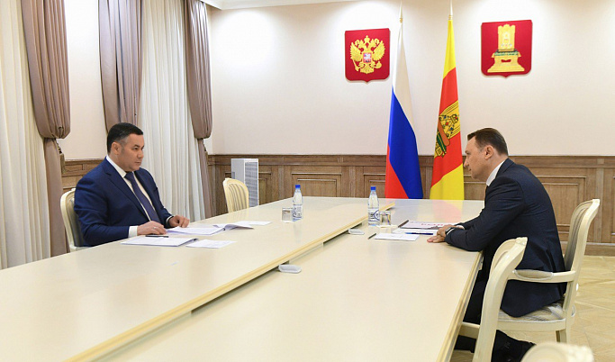 Игорь Руденя провел встречу с главой Бологовского района