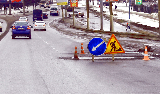 В Твери аварийно-ямочный ремонт дорог проводится круглосуточно