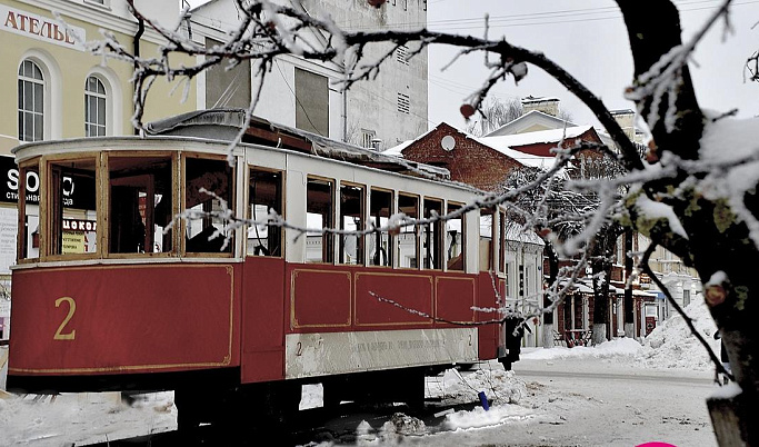 Трамвай вернулся на Трехсвятскую улицу в Твери