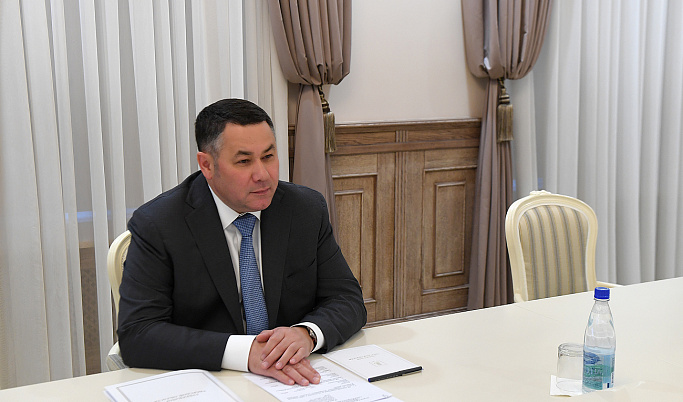 Игорь Руденя и глава Кимрского района обсудили вопросы газификации, развития здравоохранения и ЖКХ
