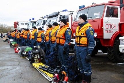 В Тверской области спасатели отработали действия на случай потопов
