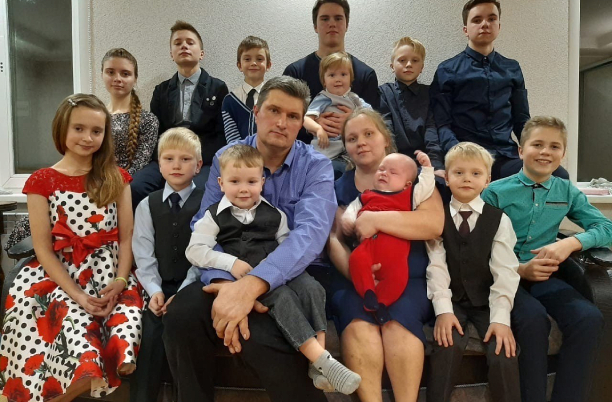 У семьи Верпаковских в Тверской области родился 14-й ребенок