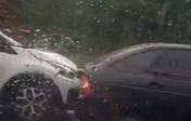 Авария с четырьмя автомобилями в Тверской области попала на видео