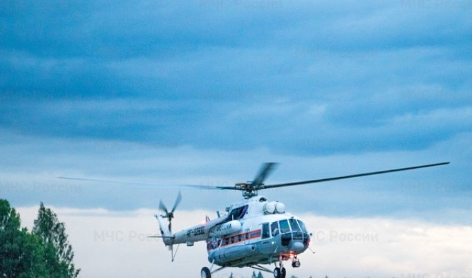 Пациента из Тверской области вертолетом доставили для лечения в ДОКБ
