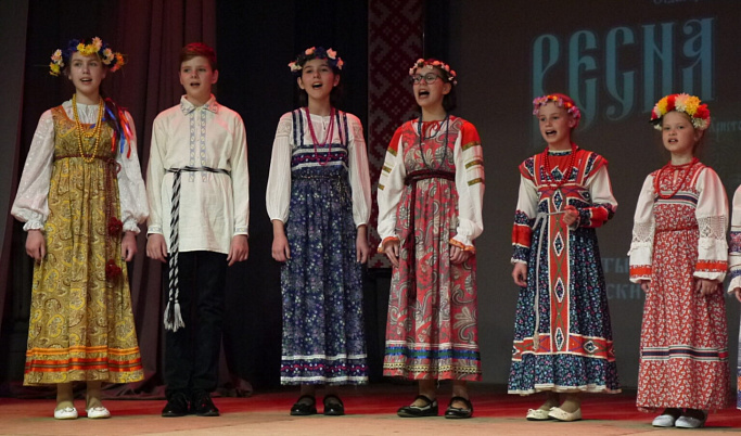 Детские фольклорные коллективы из районов Тверской области принимают участие в фестивале «Весна красна»