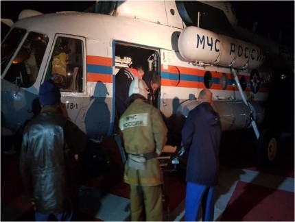 Вертолет санавиации доставил пациента из Удомли в Тверь